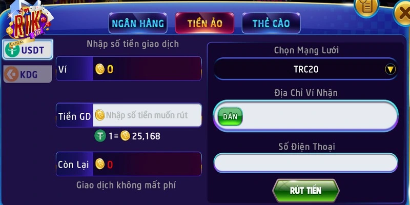 Khi rút tiền game thủ nên chú ý đến khoản phí và giới hạn
